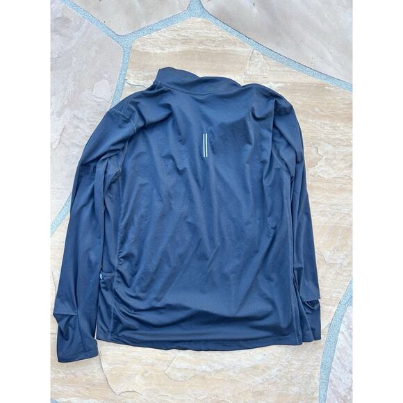 Nike Stride Men’s Dri-fit 1/4 Running Top Black Size Large CU6087-010 CR - Picture 4 of 5